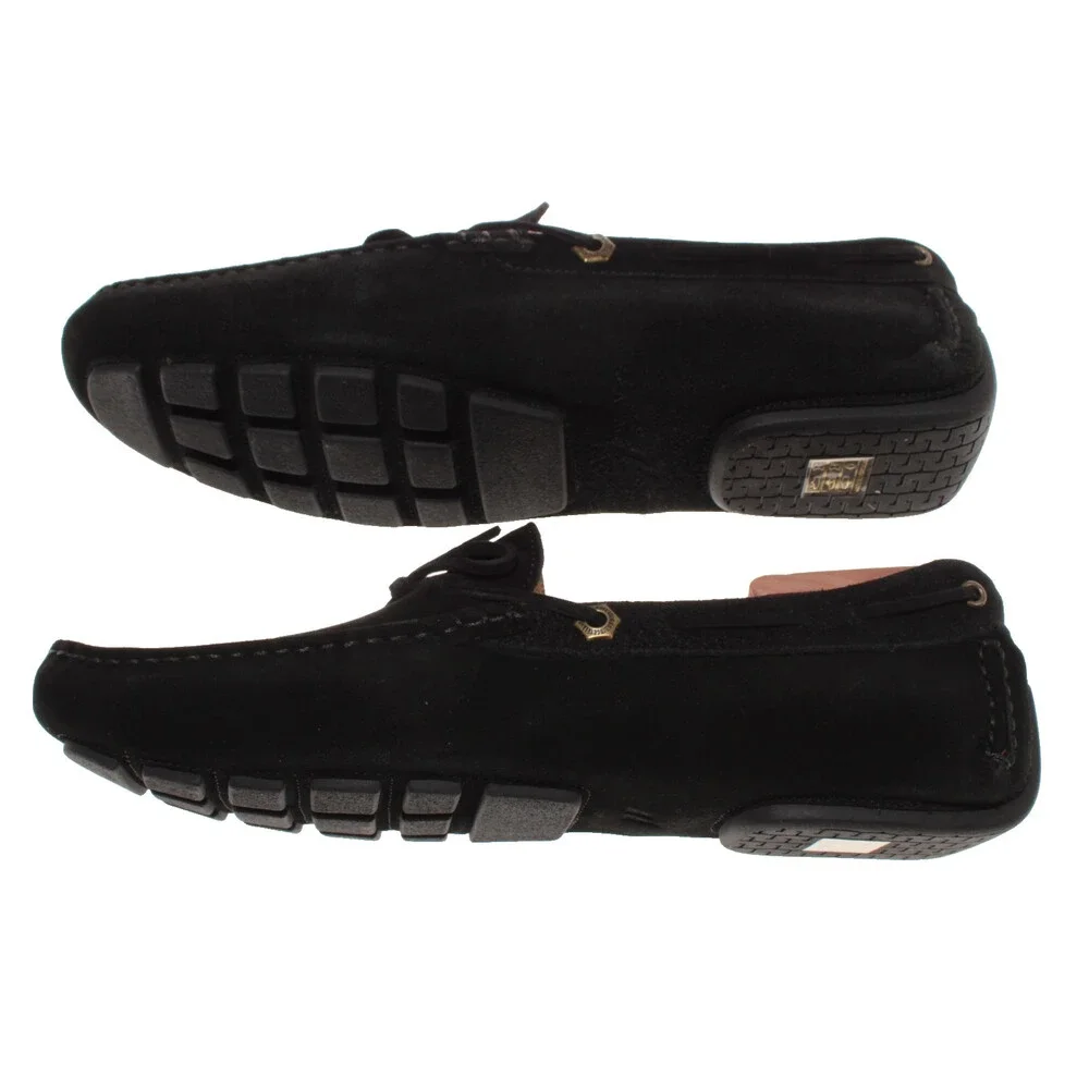 Piloti NWB Atlas Slip On Loafers Size 9 US in Black Suede Made in Portugal